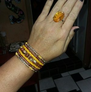 Handmade loop wire bracelet